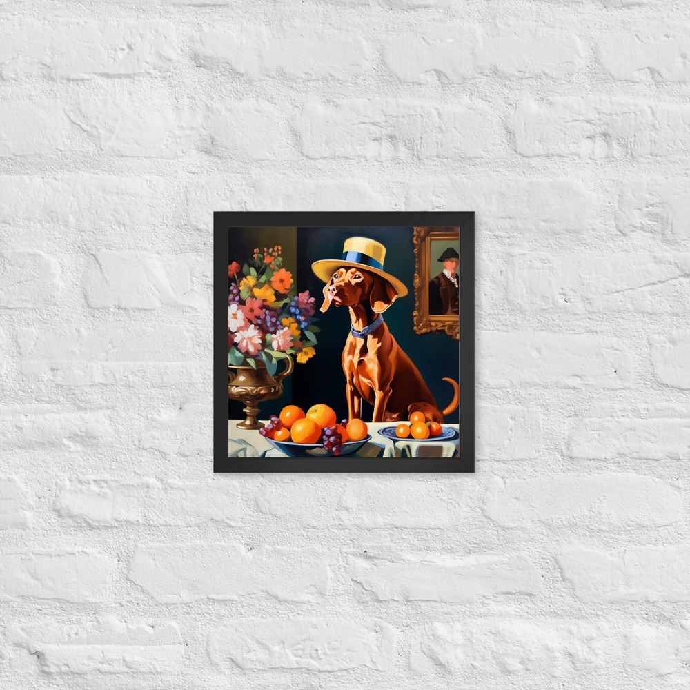 PugMug Custom Vizsla Framed Print