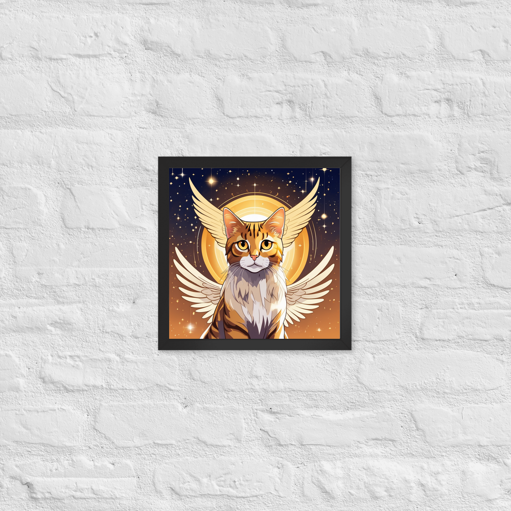 PugMug Custom Tabby Companion Cat Framed Print