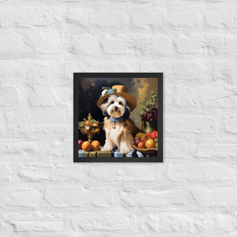 PugMug Custom Tan Havanese Dog Framed Print