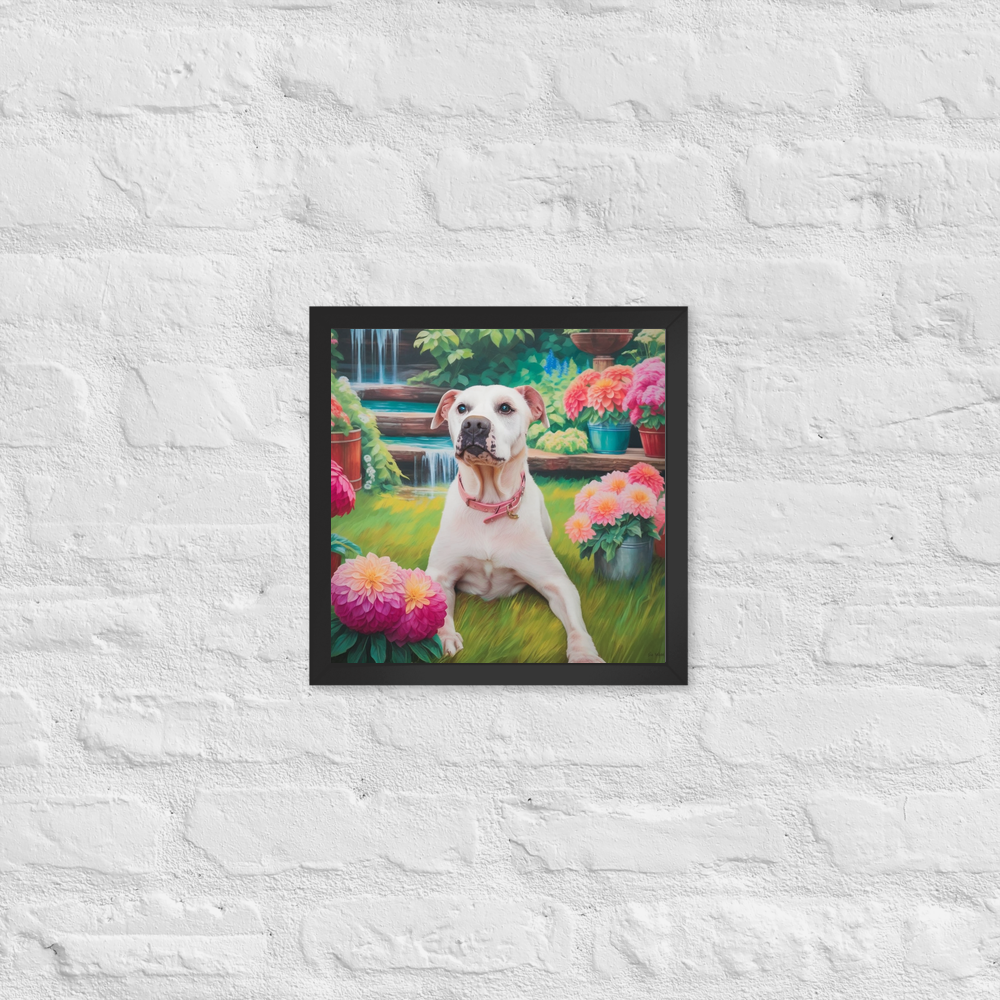 PugMug Custom Melody Framed Print
