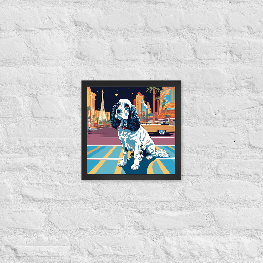 PugMug Custom English Cocker Spaniel Framed Print