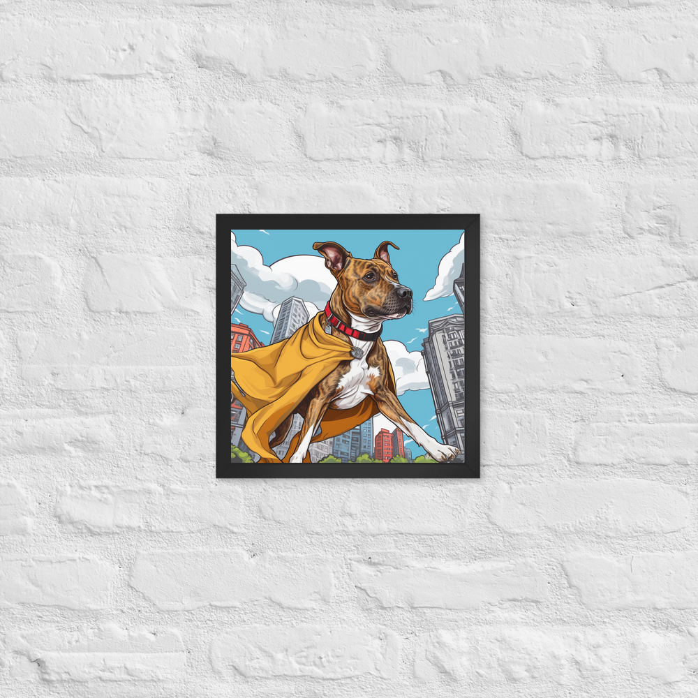 PugMug Custom Tony Hawk Framed Print