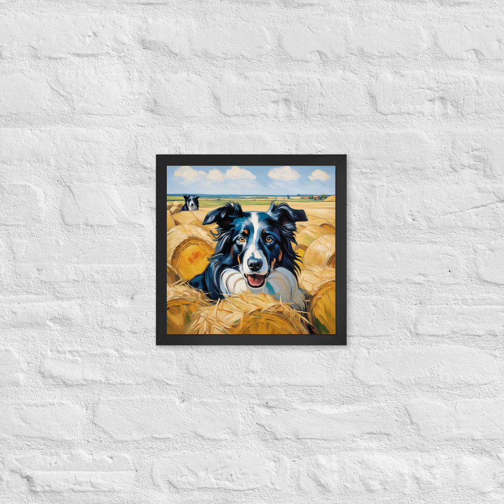 PugMug Custom Border Collie Framed Print