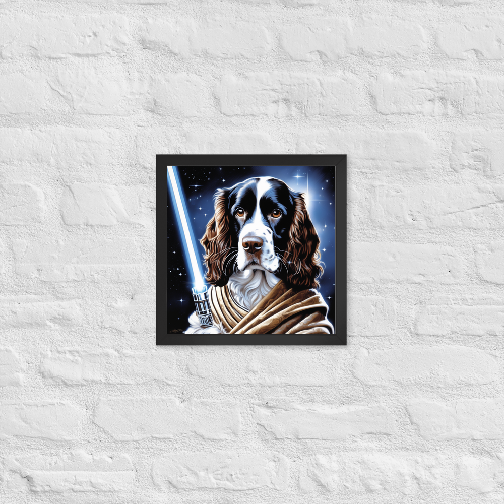 PugMug Custom English Springer Spaniel Framed Print