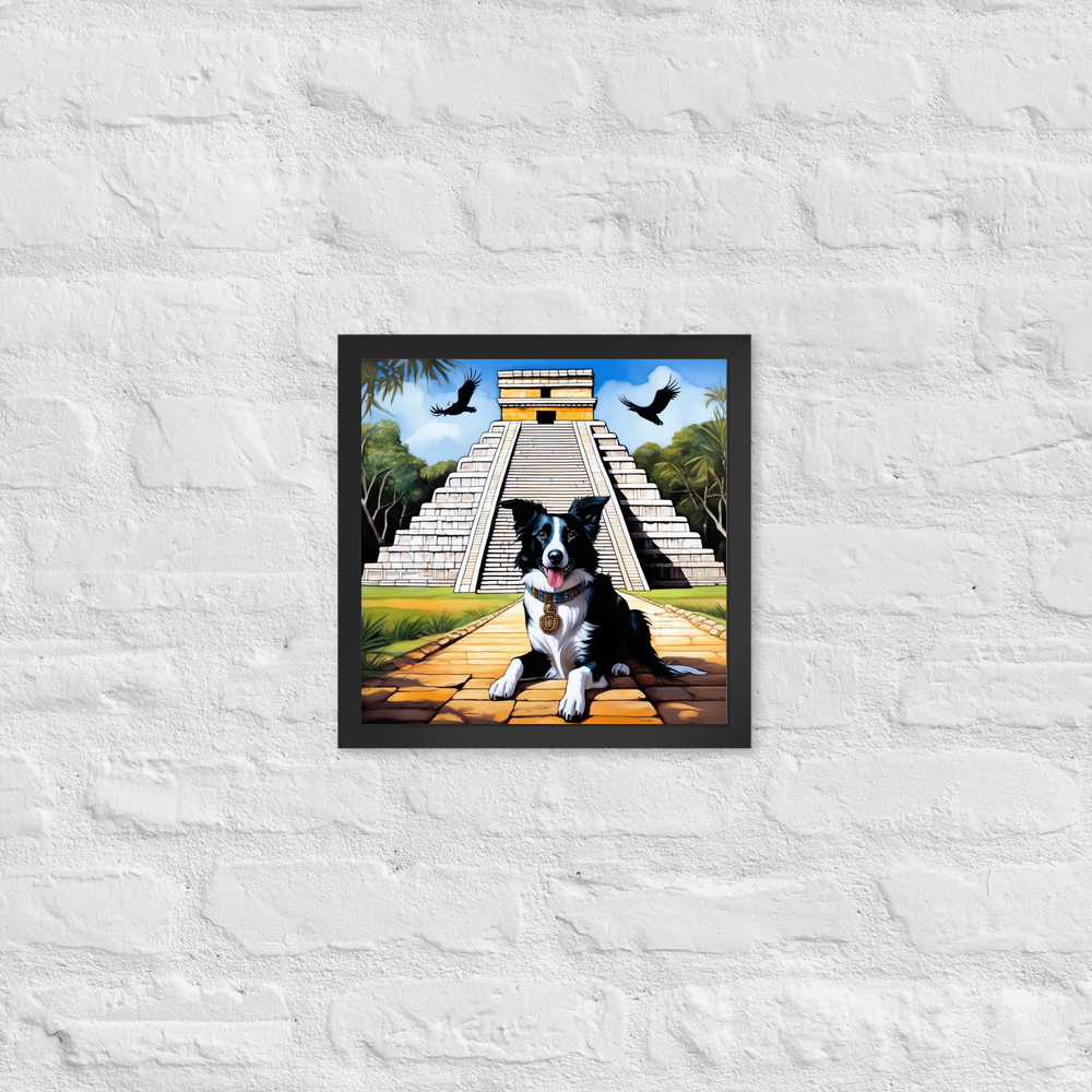 PugMug Custom Border Collie Framed Print