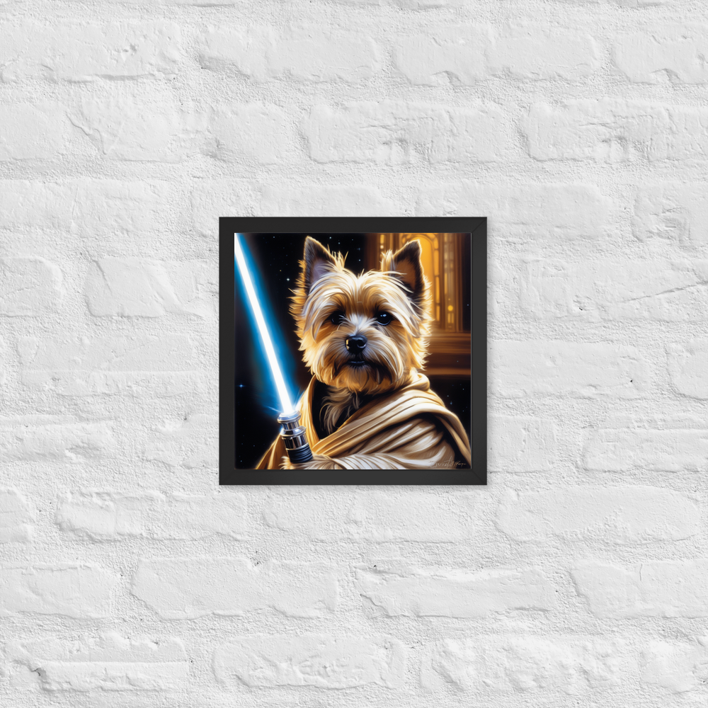 PugMug Custom Cairn Terrier Framed Print