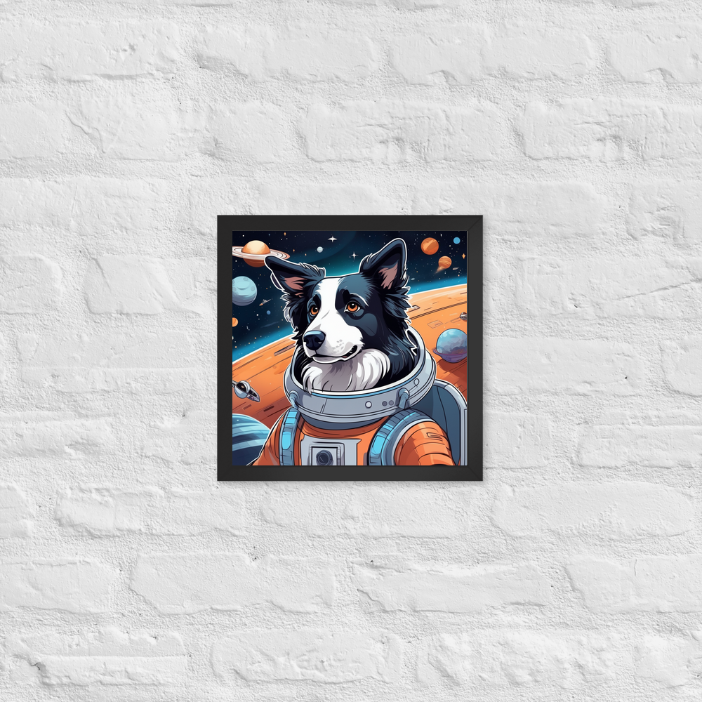 PugMug Custom Border Collie Framed Print