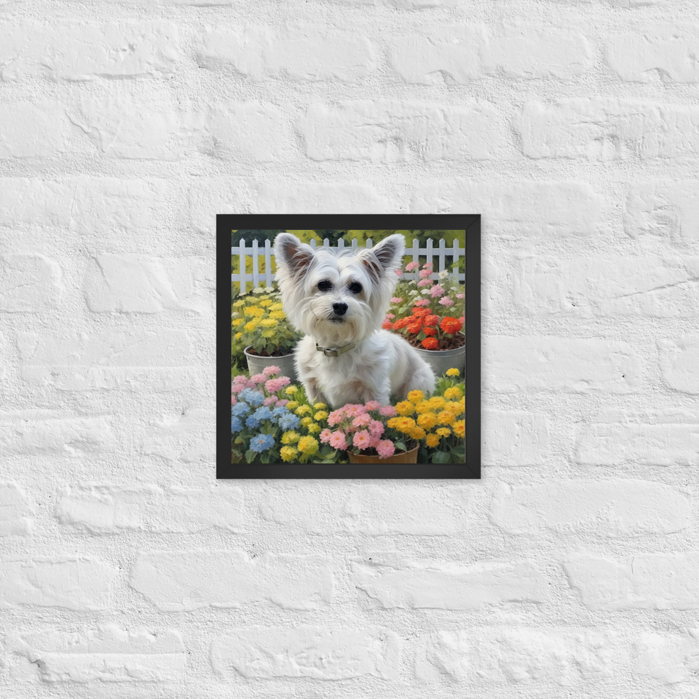 PugMug Custom Leo Framed Print