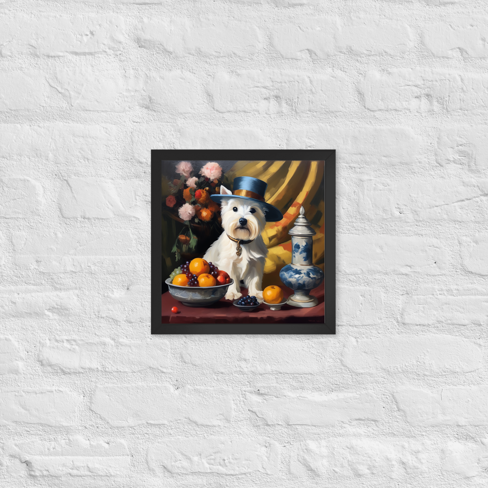 PugMug Custom West Highland White Terrier Framed Print