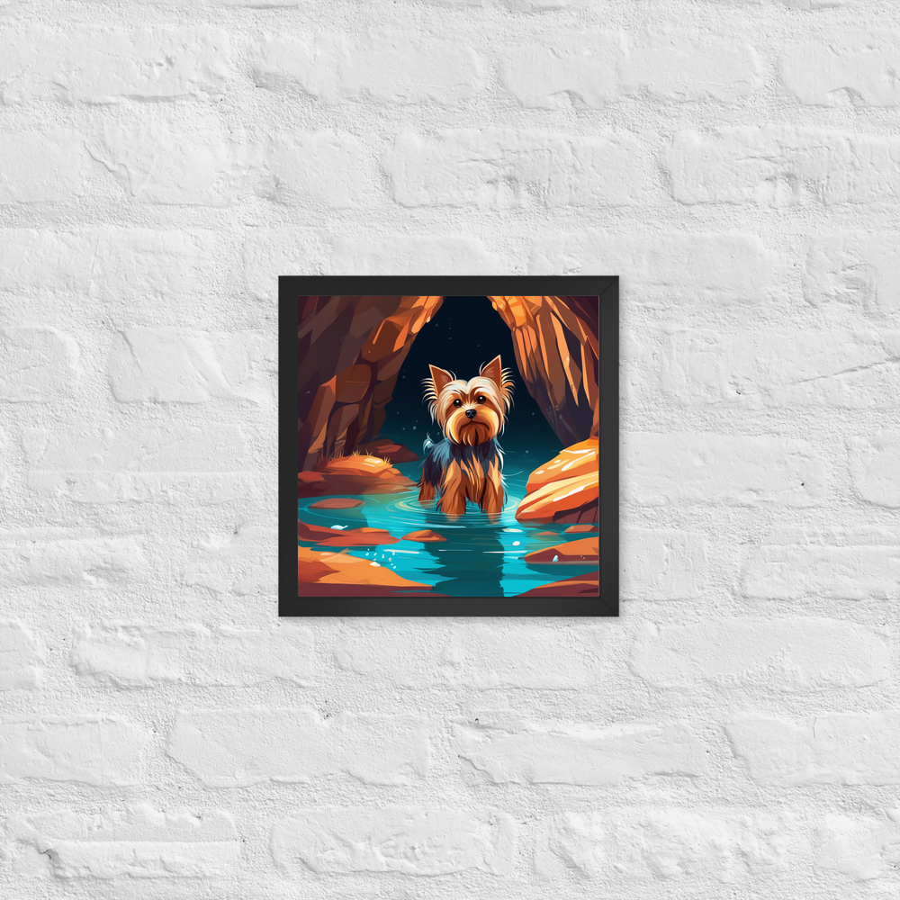 PugMug Custom Yorkshire Terrier Framed Print