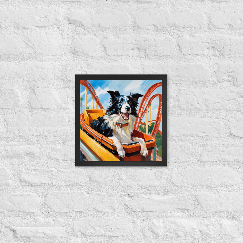 PugMug Custom Border Collie Framed Print