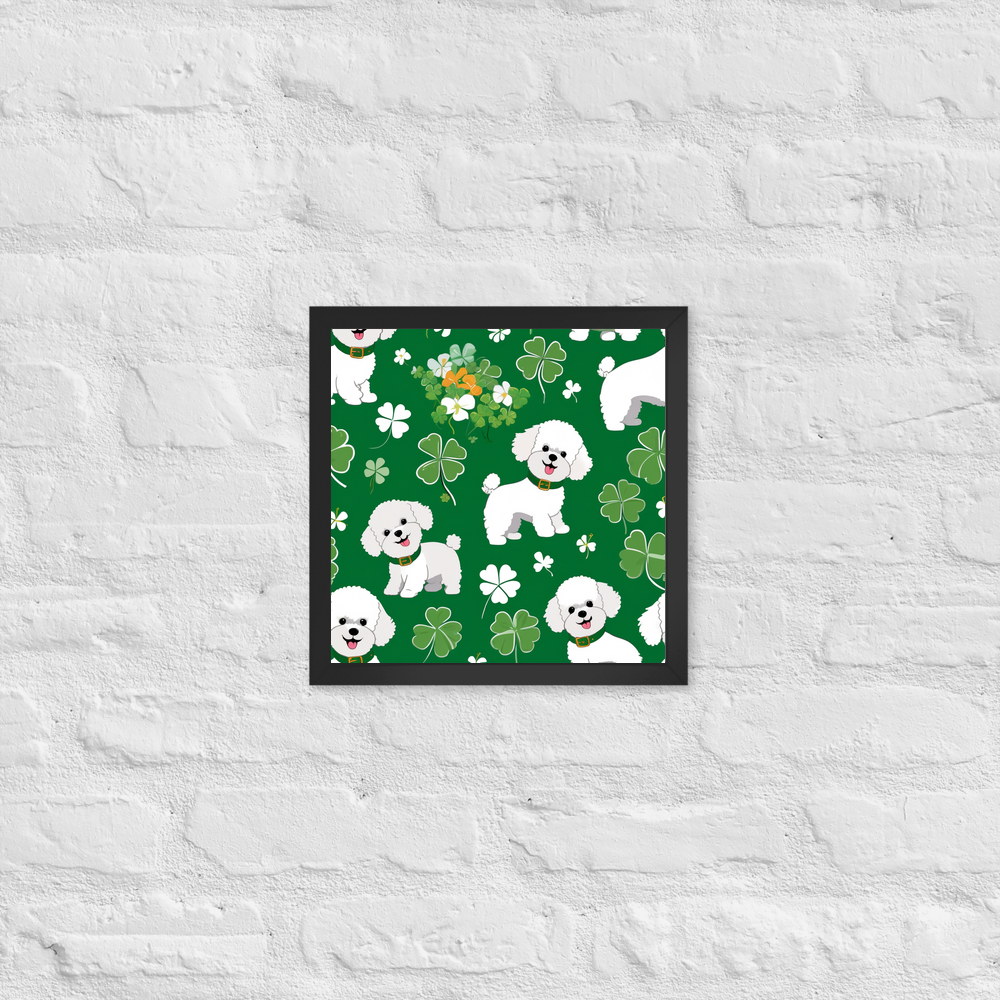 PugMug Custom Bichons Frise Framed Print