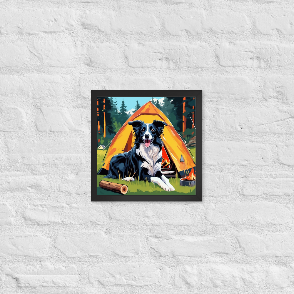 PugMug Custom Border Collie Framed Print