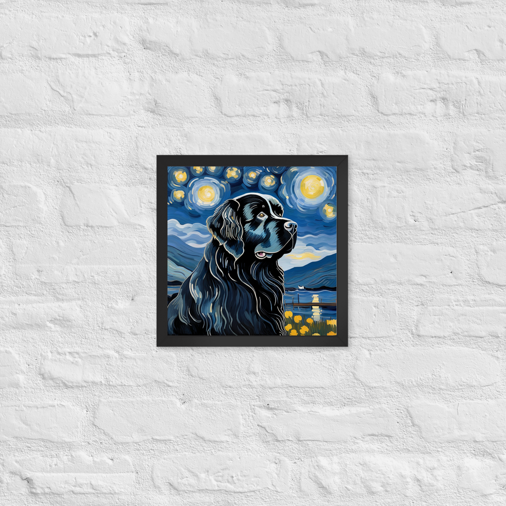 PugMug Custom Newfoundland Framed Print