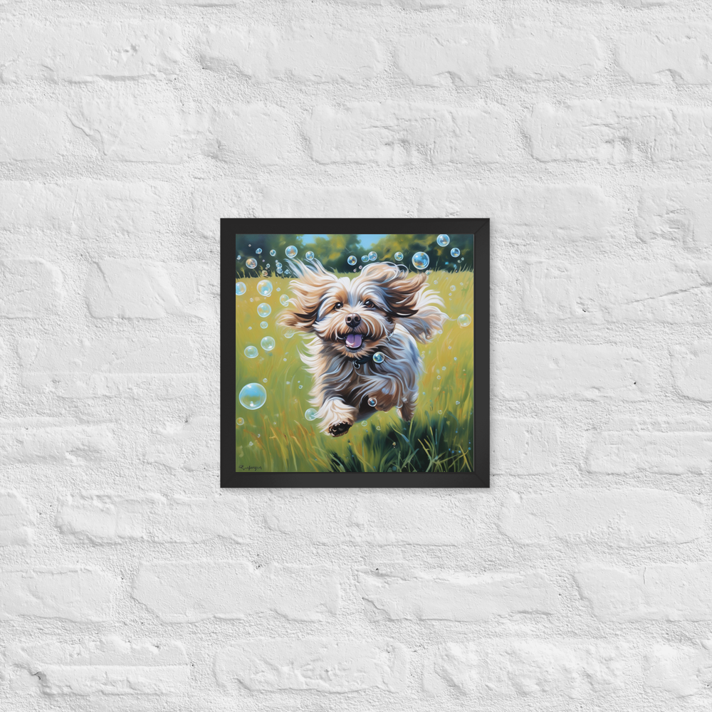 PugMug Custom Tan Havanese Dog Framed Print