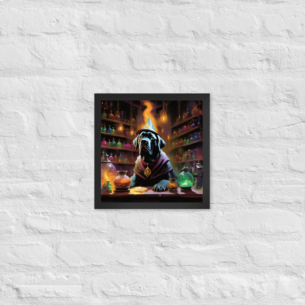 PugMug Custom Mastiff Framed Print