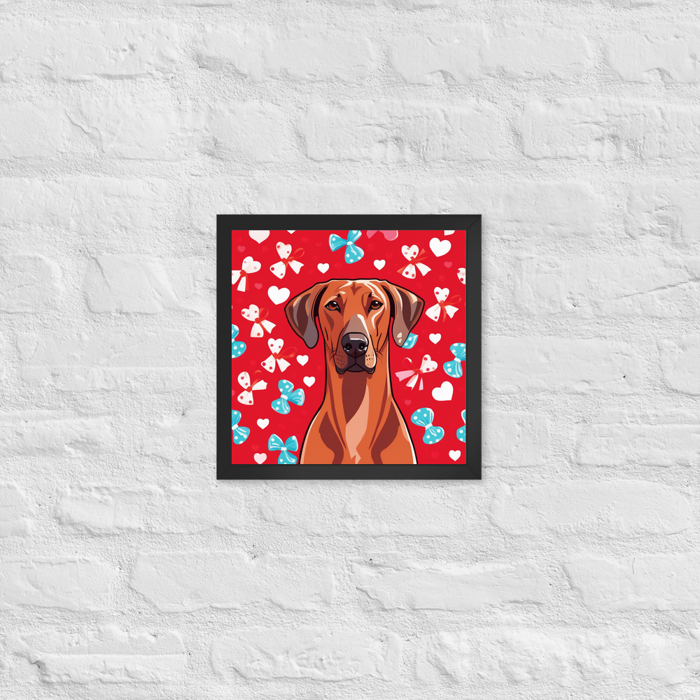 PugMug Custom Rhodesian Ridgeback Framed Print