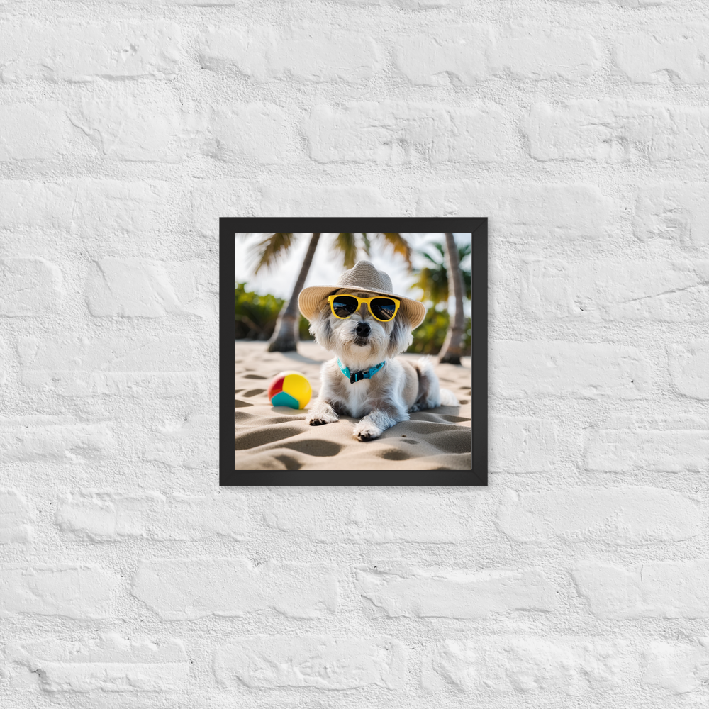 PugMug Custom Leo Framed Print