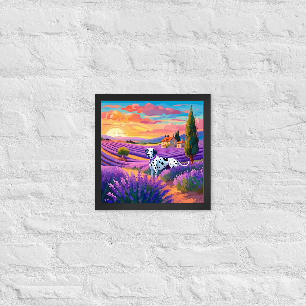PugMug Custom Dalmatian Framed Print