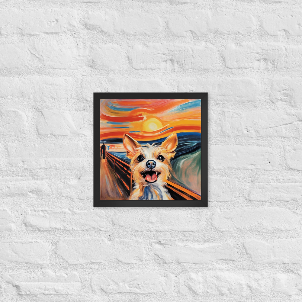 PugMug Custom Luna Framed Print
