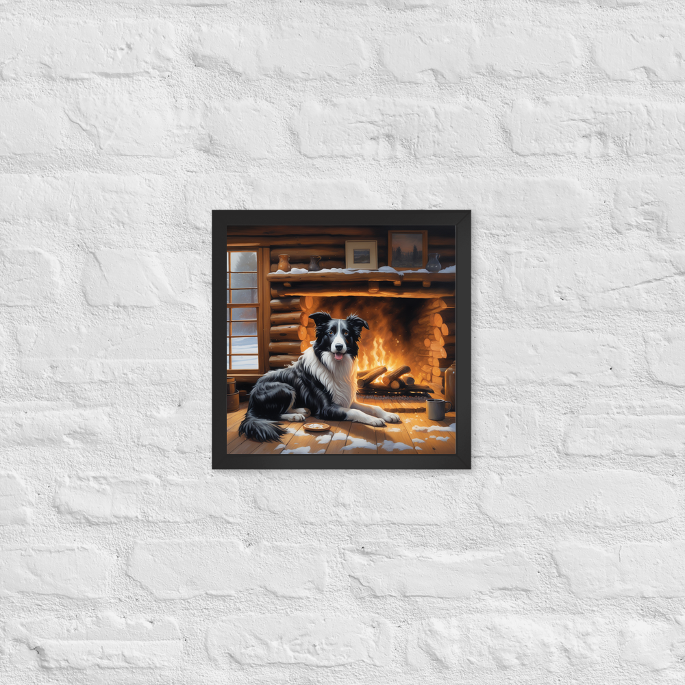 PugMug Custom Border Collie Framed Print