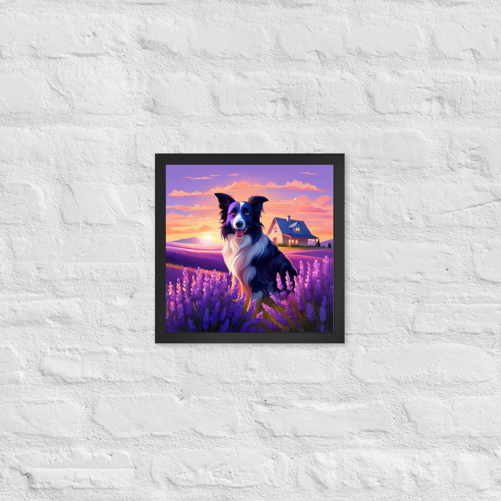 PugMug Custom Border Collie Framed Print