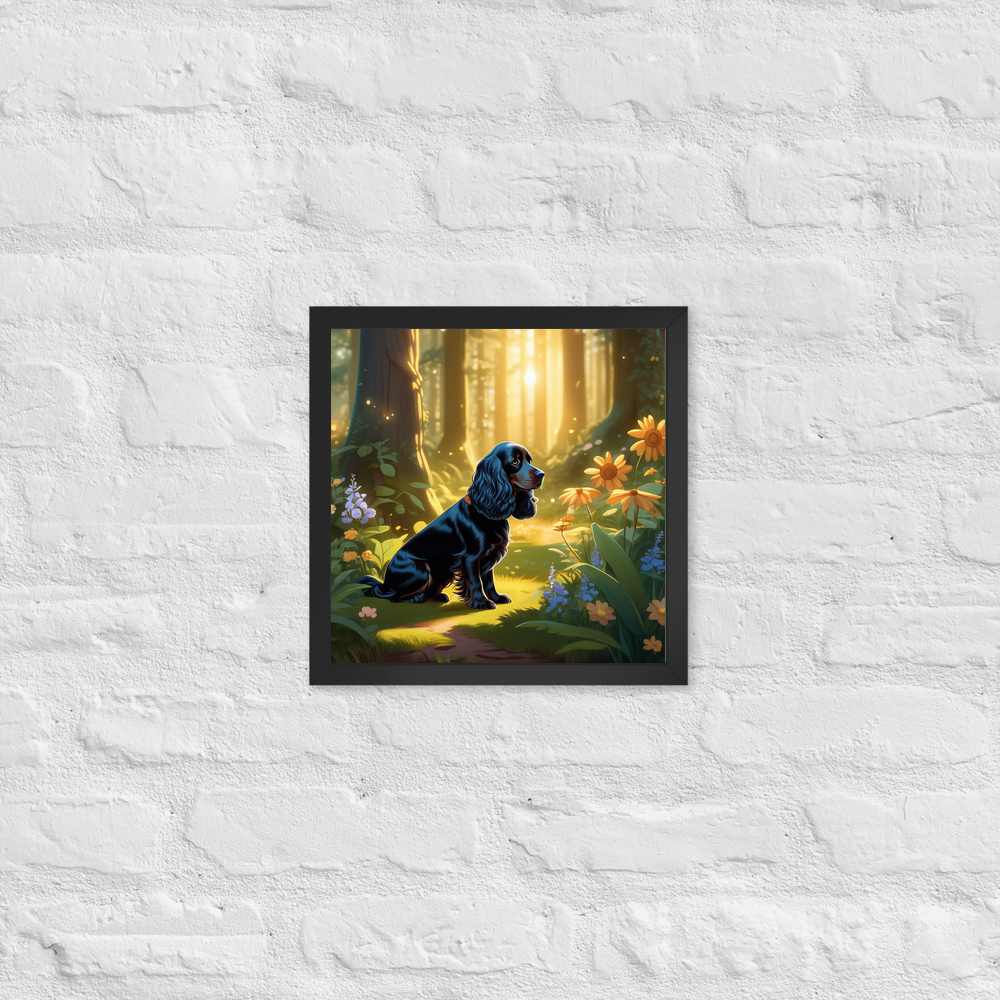 PugMug Custom Cocker Spaniel Framed Print