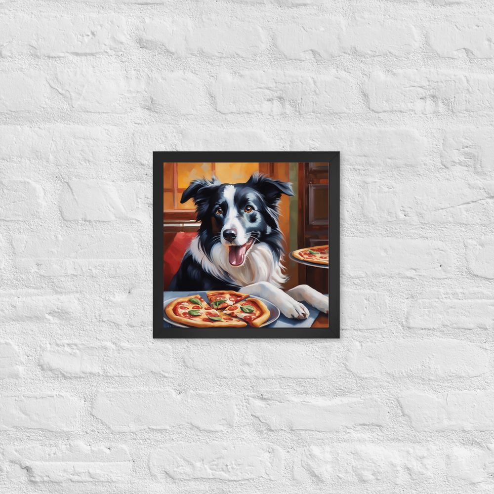 PugMug Custom Border Collie Framed Print
