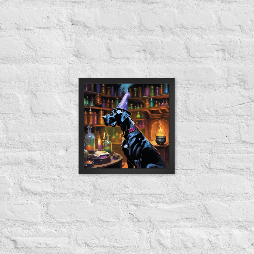 PugMug Custom Great Dane Framed Print