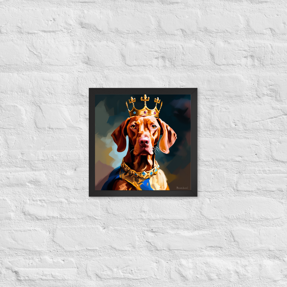PugMug Custom Vizsla Framed Print