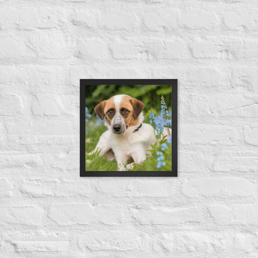 PugMug Custom Hazim Framed Print