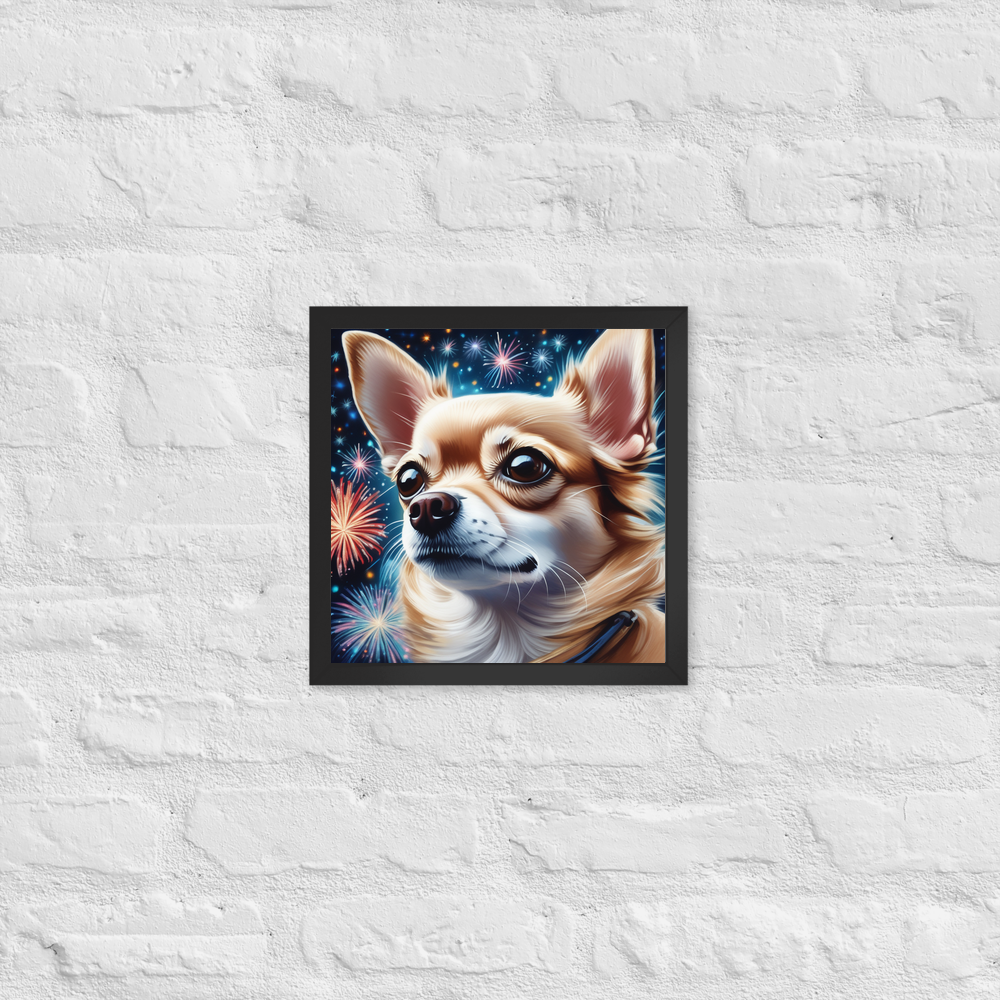 PugMug Custom Chihuahua Framed Print