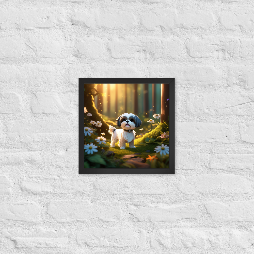 PugMug Custom Shih Tzu Framed Print