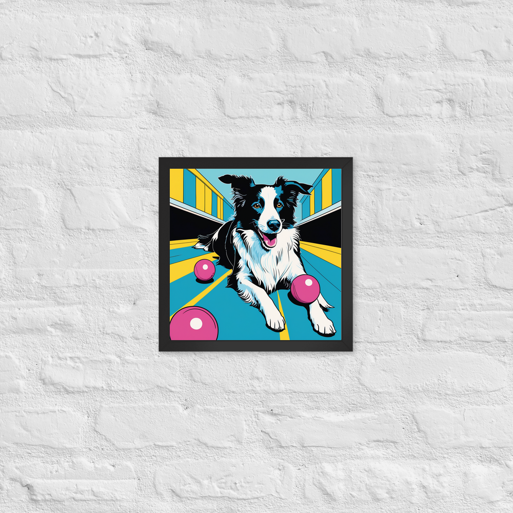 PugMug Custom Border Collie Framed Print