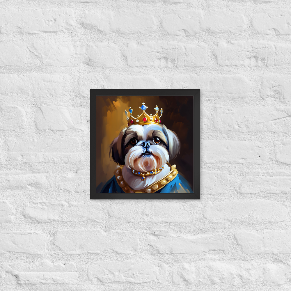 PugMug Custom Shih Tzu Framed Print
