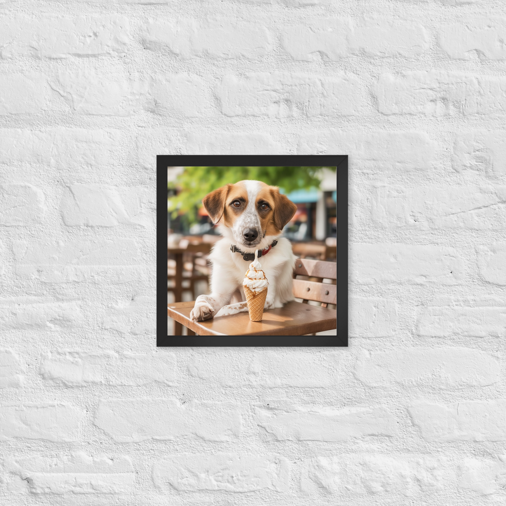 PugMug Custom Hazim Framed Print