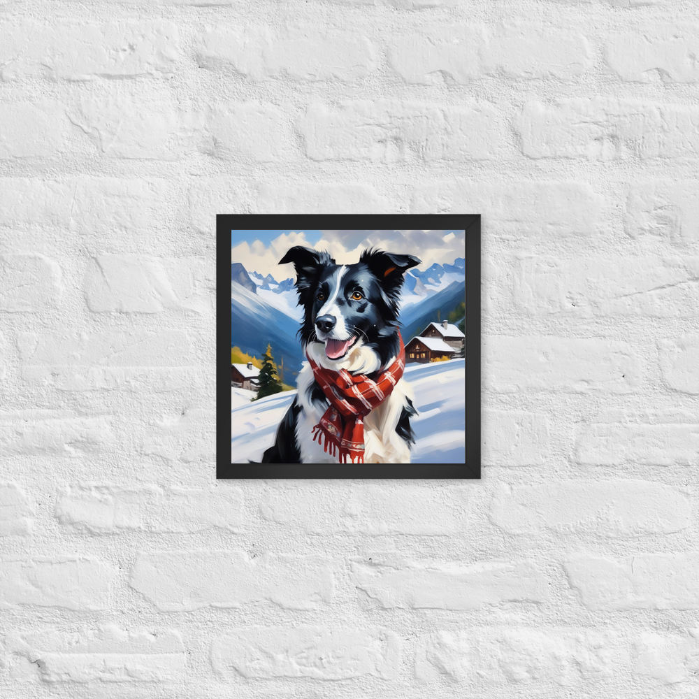 PugMug Custom Border Collie Framed Print