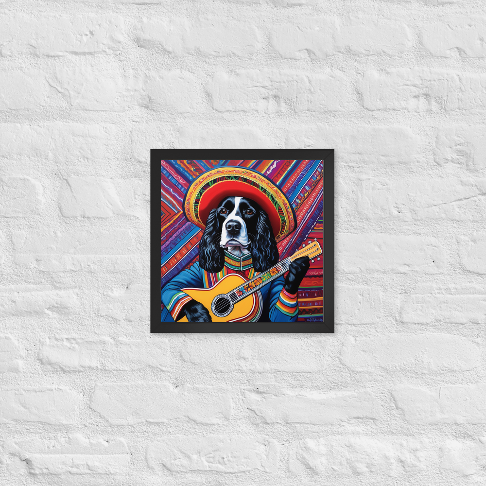 PugMug Custom Cocker Spaniel Framed Print