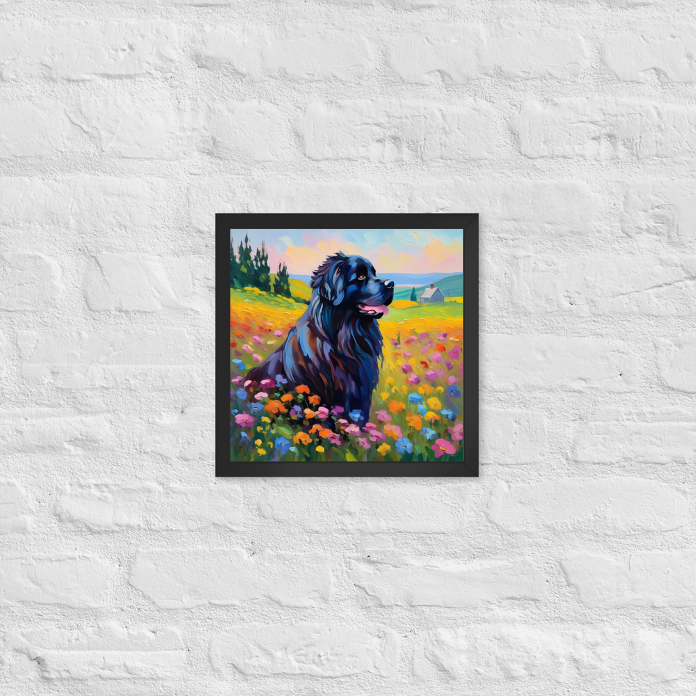 PugMug Custom Newfoundland Framed Print