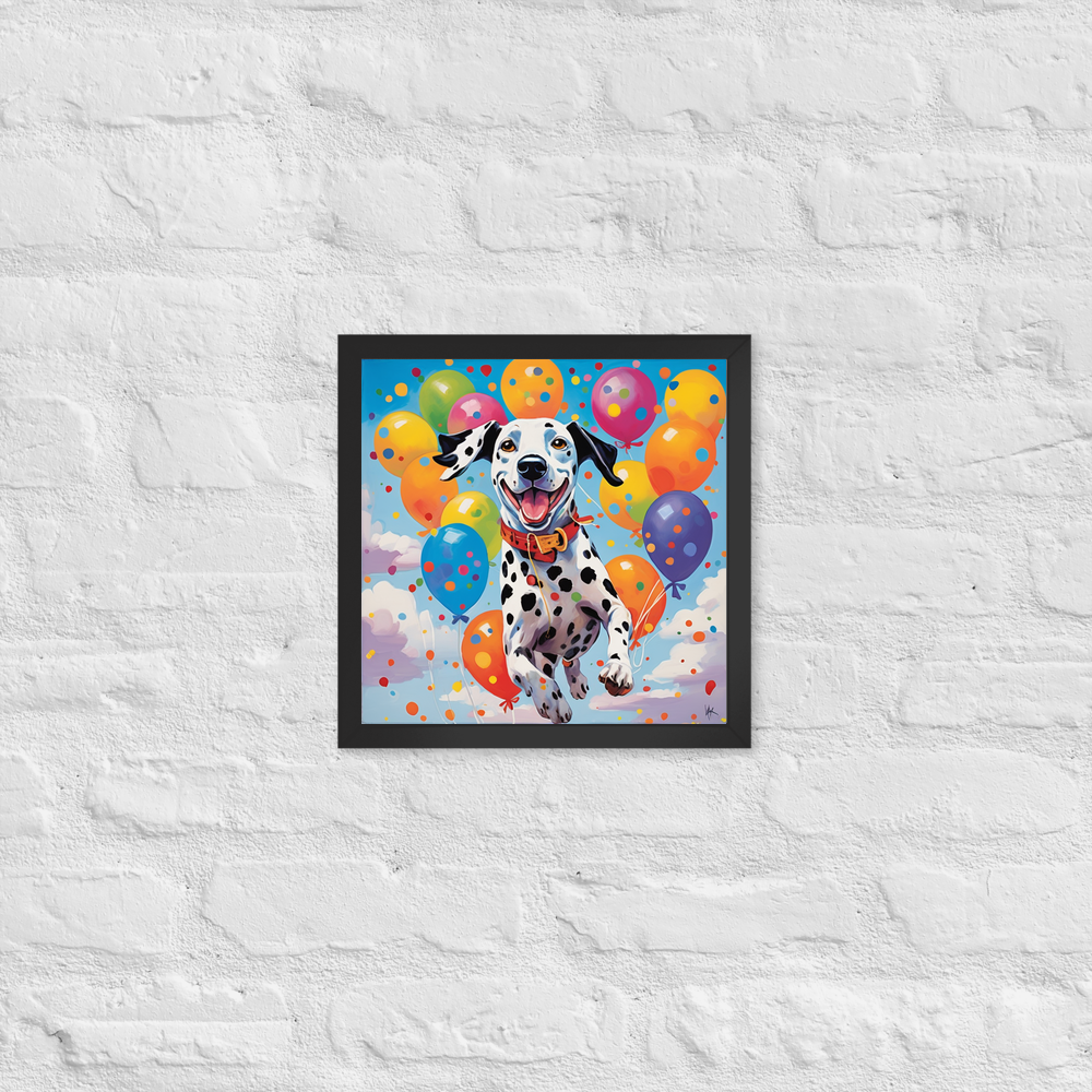 PugMug Custom Dalmatian Framed Print