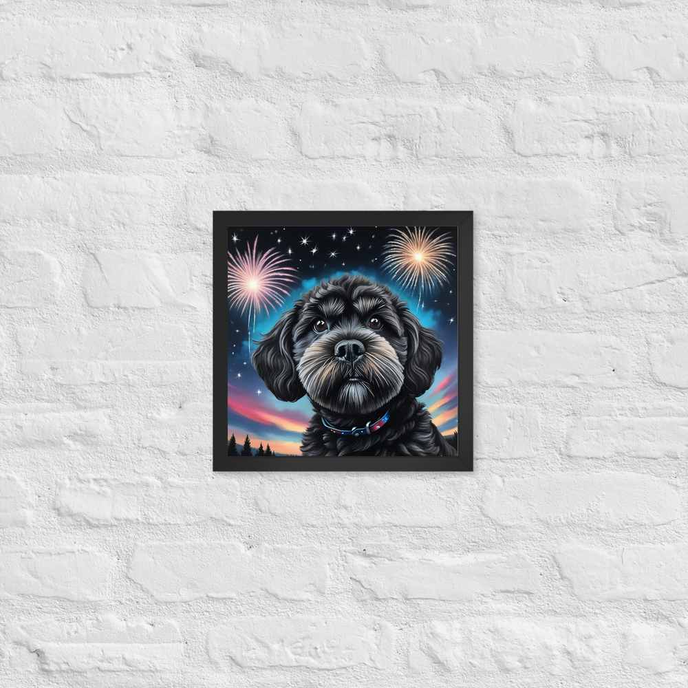 PugMug Custom Lily Framed Print