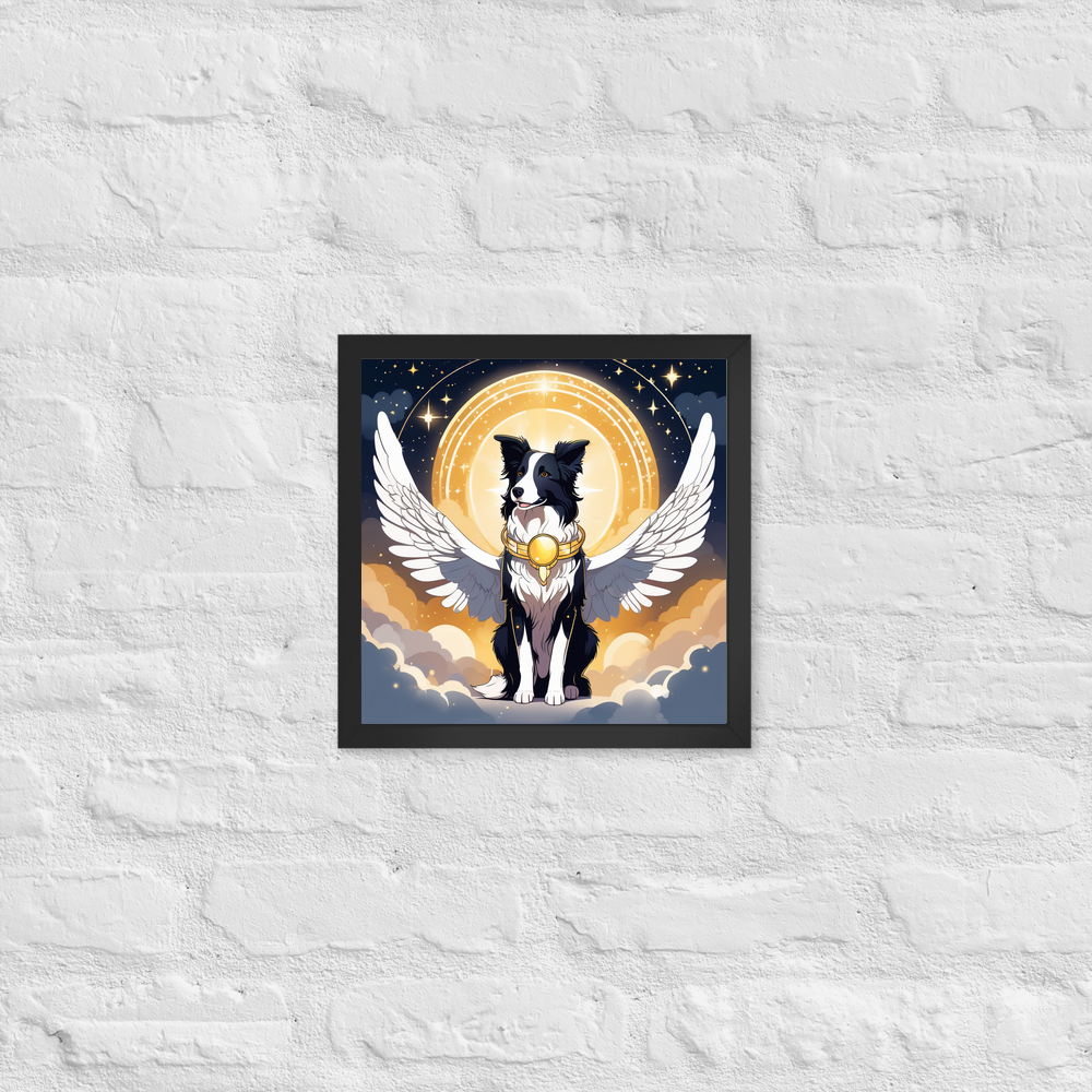 PugMug Custom Border Collie Framed Print