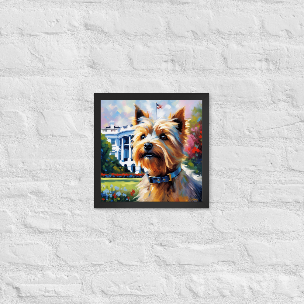 PugMug Custom Cairn Terrier Framed Print