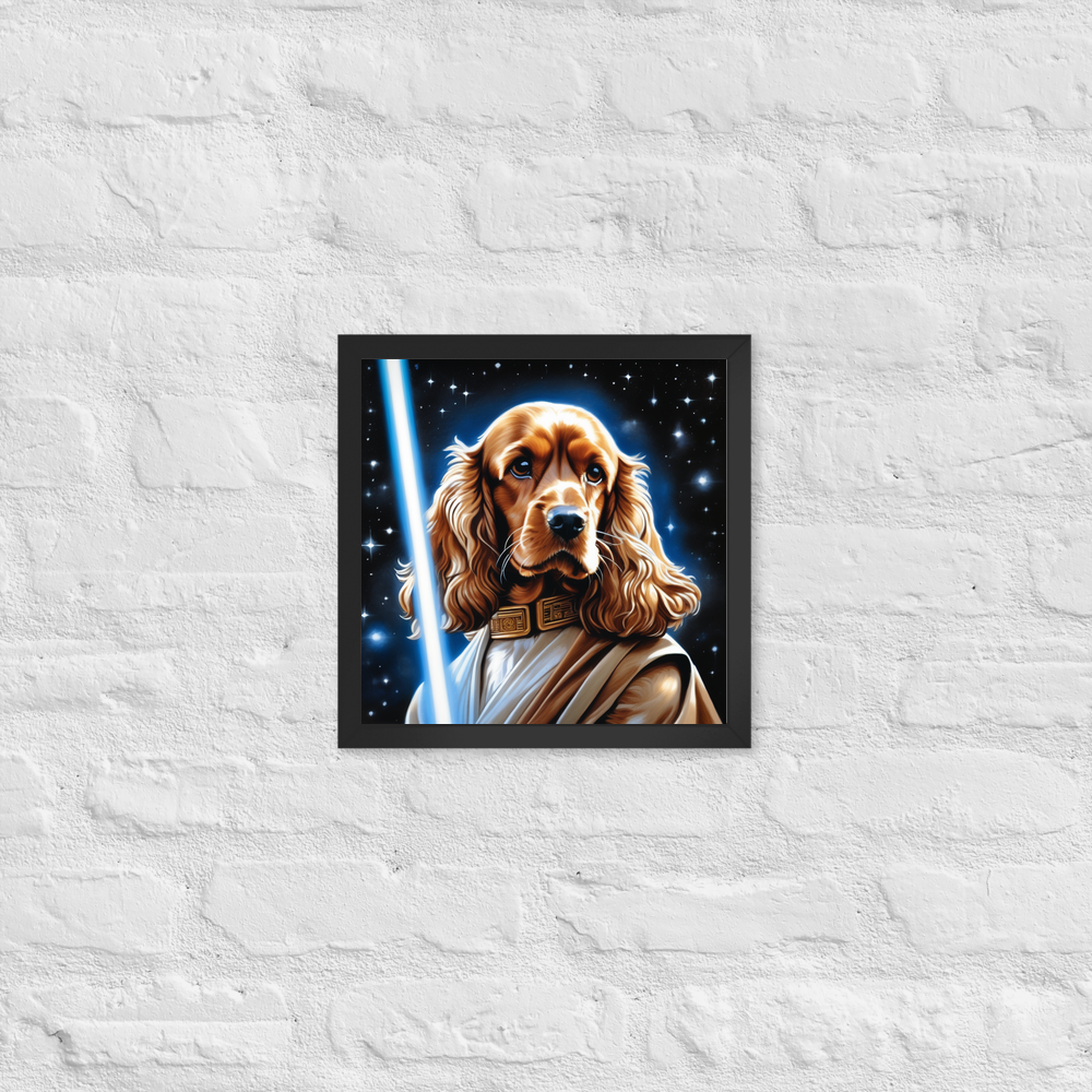 PugMug Custom Cocker Spaniel Framed Print