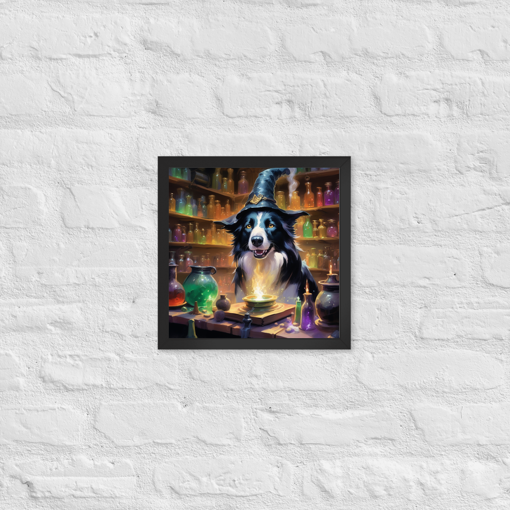 PugMug Custom Border Collie Framed Print