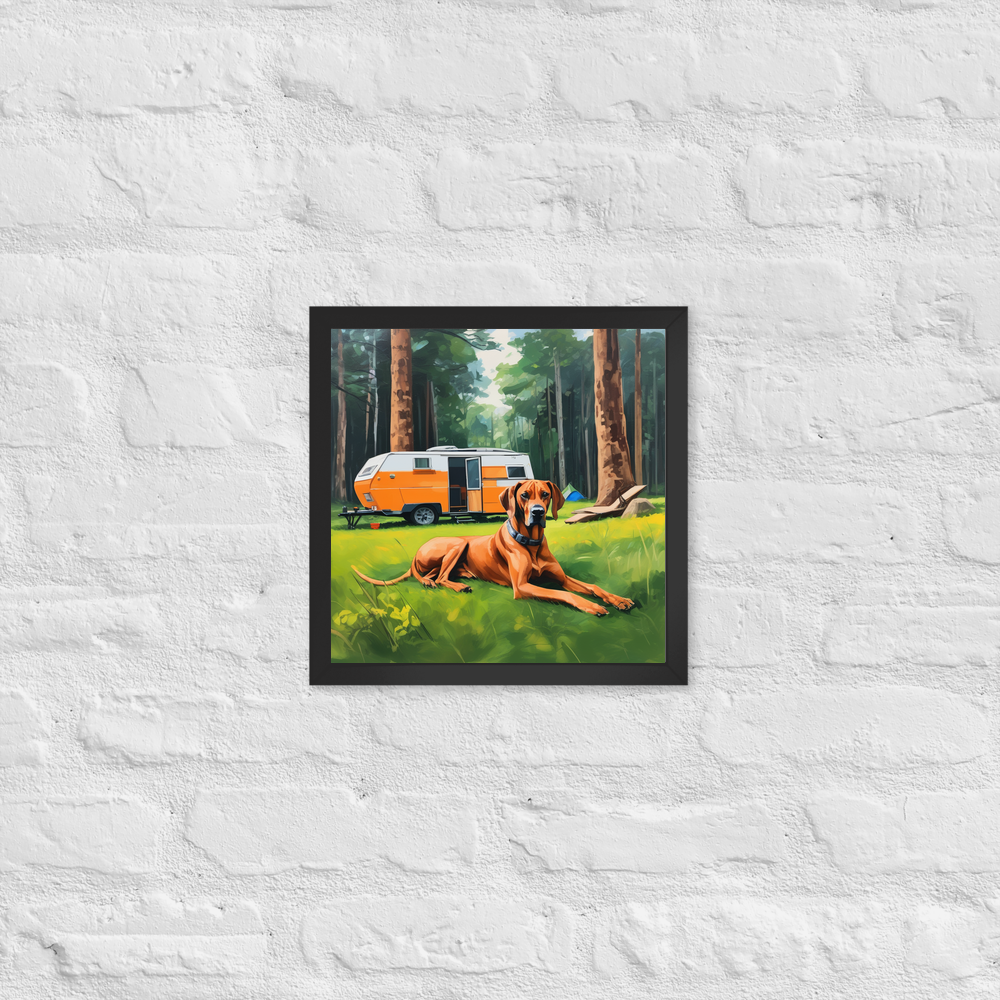 PugMug Custom Rhodesian Ridgeback Framed Print