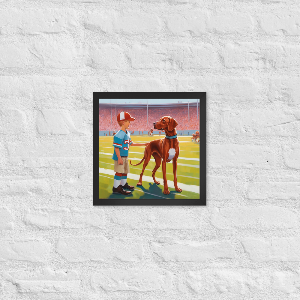 PugMug Custom Vizsla Framed Print