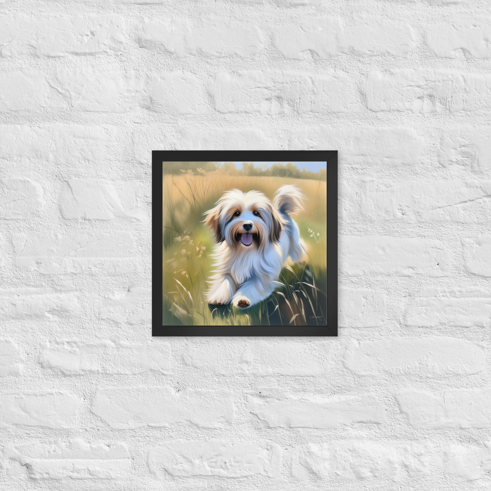 PugMug Custom Tan Havanese Dog Framed Print