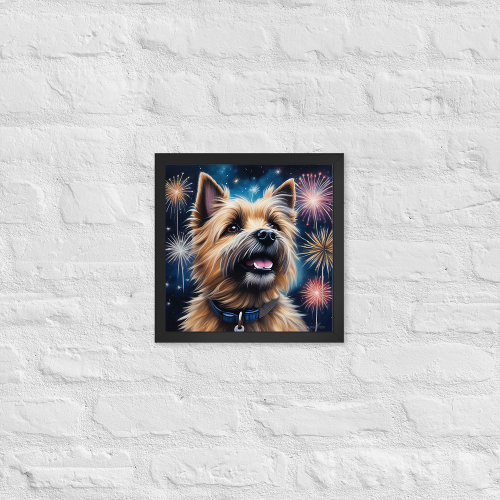 PugMug Custom Cairn Terrier Framed Print