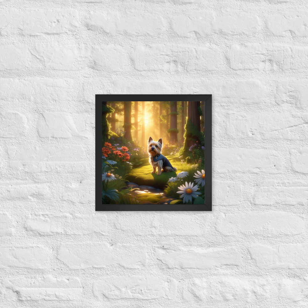 PugMug Custom Cairn Terrier Framed Print